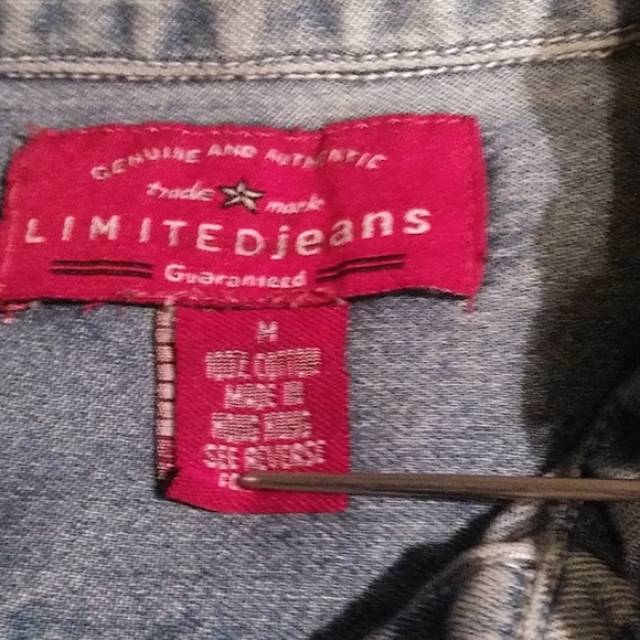 Limited Jeans Denim Shirt - Picture 2 of 8